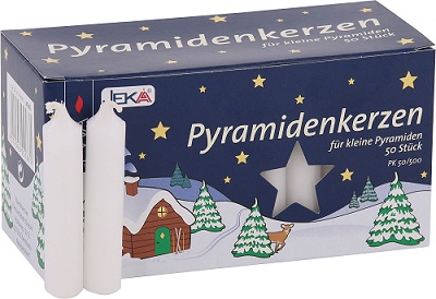 German Pyramid Candles
