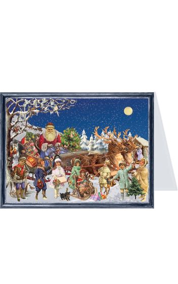 German Advent Greeting Cards