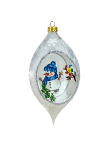 Koronex Clear Artisan Snowman Ornament New 2026