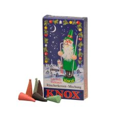 015100 Knox Incense Cones Christmas Mix 3 Assorted Scent