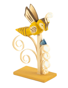 09-69 Emil Helbig German Carved Wooden BEE 