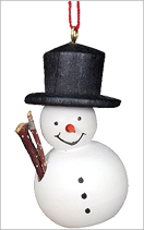 10-0813 Christian Ulbricht Ornaments Snowman 