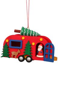 10-0944 Christian Ulbricht Ornaments Santa in Caravan 