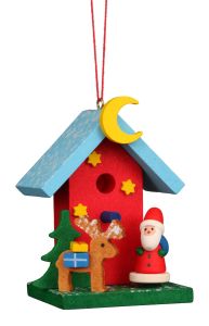 Christian Ulbricht Ornaments Aviary with Santa