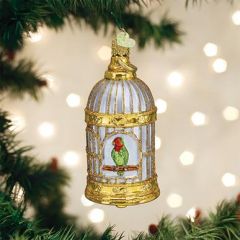 16127 Old World Christmas Vintage Bird Cage Ornament