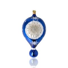 BluBom Szklana Gwiazda Polish Ornaments Blue Drop