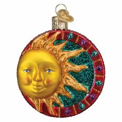 22042 Old World Christmas Jeweled Sun Ornament 