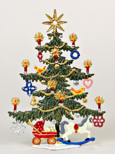 TC12 Wilhelm Schweizer Children's Tree Standing Pewter