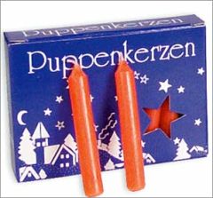 German Small Red Pyramid Candles
