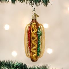 32050 Old World Christmas Hotdog Ornament