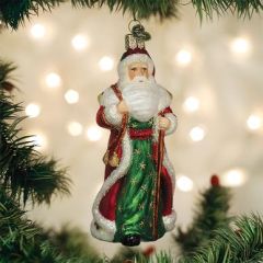40307 Old World Christmas Father Christmas with Bells Ornament