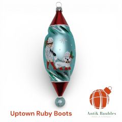 Antik Baubles Uptown Ruby Boots Ornament New 2026