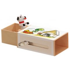 Wolfgang Werner German Wooden Toys  Music Box Dog
