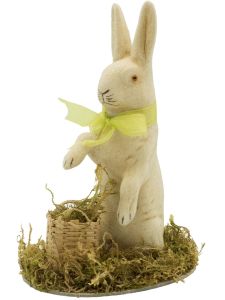 Ino Schaller Beaded Bunny upright with Basket