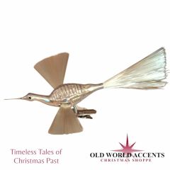 Timeless Tales German Glass Heron Bird