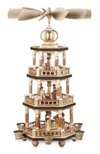10560 Mueller Muller Erzgebirge PYRAMID CHRISTMAS STORY 3 tier