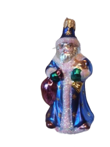 Christopher Radko Blue Petite Pere 