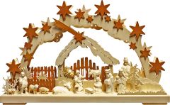 A9990-585-5 Ratags Holzdesign Schwibbog The Orient Nativity, 110 V