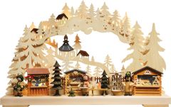 Ratags Holzdesign Schwibbogen Christmas Market, 110V