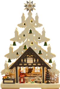 Ratags Holzdesign Schwibbogen Fire tree Gift Shop