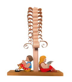 Emil Helbig German Carved Children under Tree