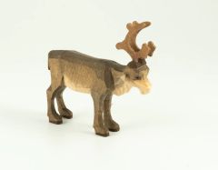 07-6r Emil Helbig German Carved Wooden Reindeer