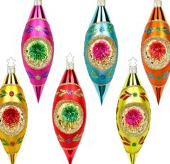 20 686 R055 Inge Glas Christmas Twinkles Drop Shape Box Set