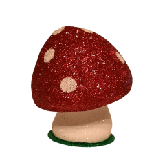 11-3 Ino Schaller Mushroom Red with White Dots