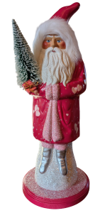 Ino Schaller Valentine Santa on Wooden Base New 2026