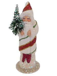 1715 Ino Schaller Santa White with red Stipe Red Boots