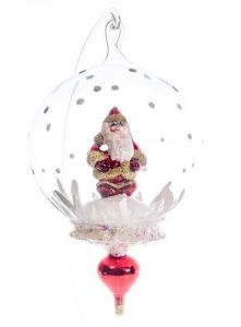 Morawski Ornaments Santa Dome 