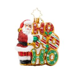 Christopher Radko Merry Ho Ho Santa Gem 2026