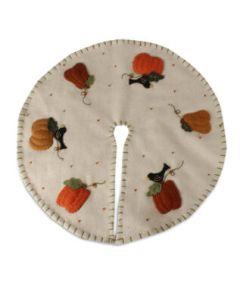 Bethany Lowe Designs Crow and Pumpkin mini Tree Skirt