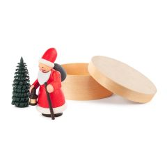 Dregeno Wood Chip Box Santa with Tree