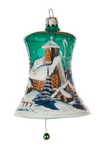 Jill Pillow Collection Green Thuringer Bell w/Clapper