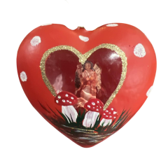 Timeless Tales German Heart with Angel Ornament