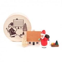 Dregeno Wood Chip Box with Santa