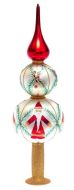 Morawski Polish Ornaments Circle of Santas Tree Topper