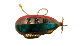 Inge Glas-Old World Christmas Retired Zeppelin Ornament