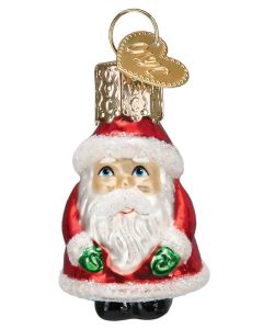Old World Christmas Mini Santa Ornament